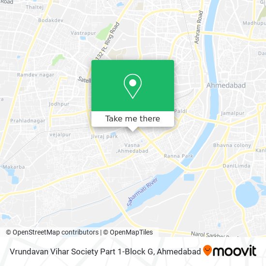 Vrundavan Vihar Society Part 1-Block G map