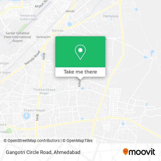 Gangotri Circle Road map