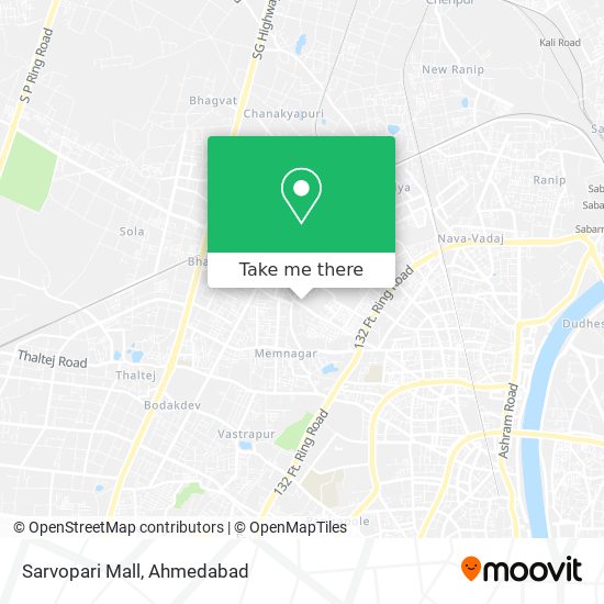 Sarvopari Mall map