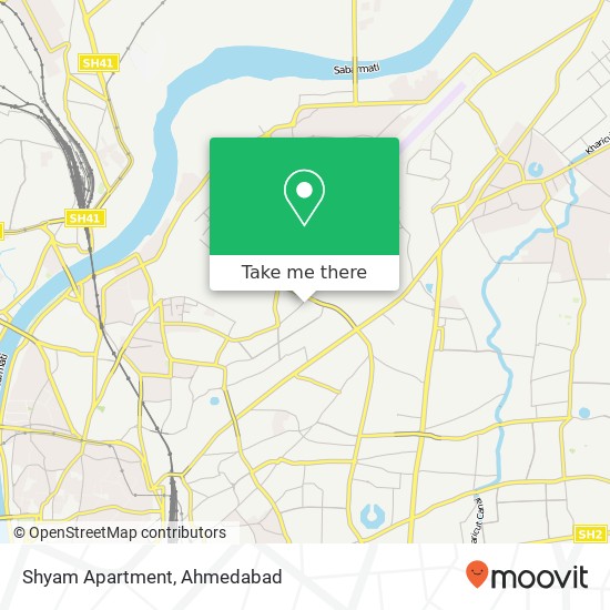 Shyam Apartment map