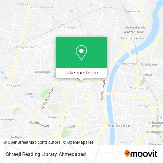 Shreeji Reading Library map