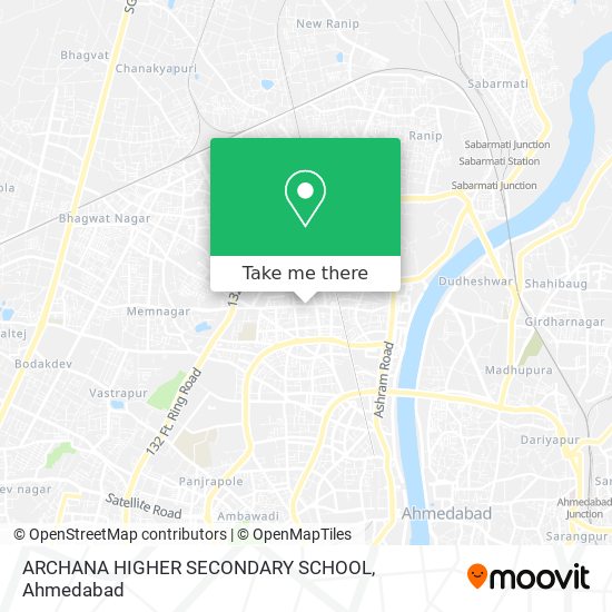 ARCHANA HIGHER SECONDARY SCHOOL map