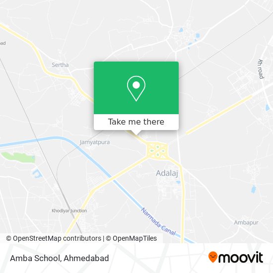 Amba School map