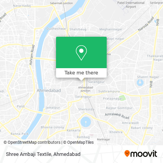 Shree Ambaji Textile map