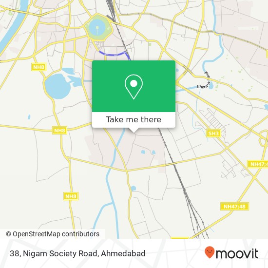 38, Nigam Society Road map