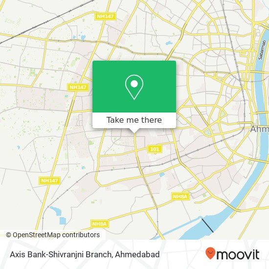 Axis Bank-Shivranjni Branch map