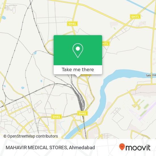 MAHAVIR MEDICAL STORES map