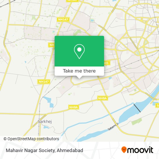 Mahavir Nagar Society map