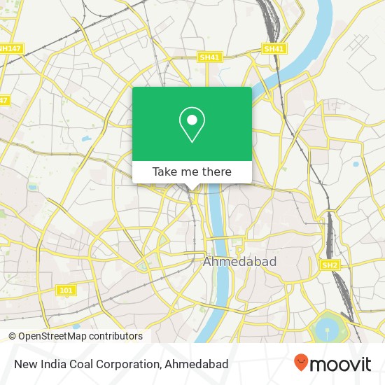 New India Coal Corporation map
