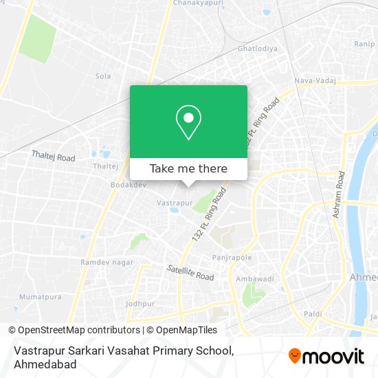 Vastrapur Sarkari Vasahat Primary School map