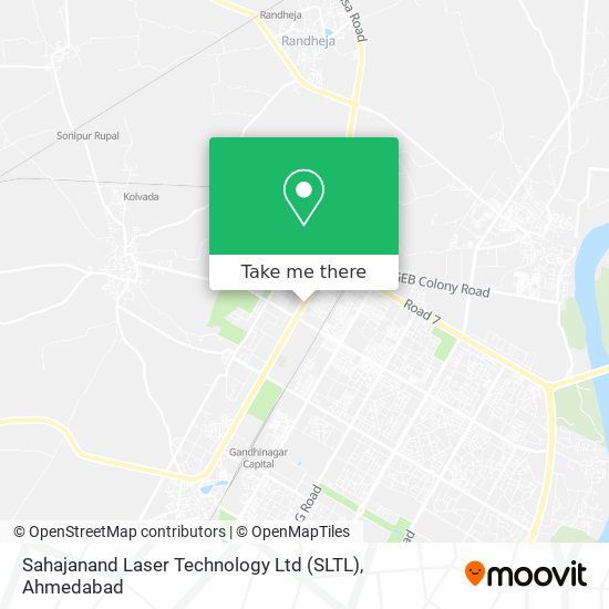 Sahajanand Laser Technology Ltd (SLTL) map