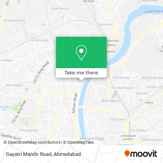 Gayatri Mandir Road map