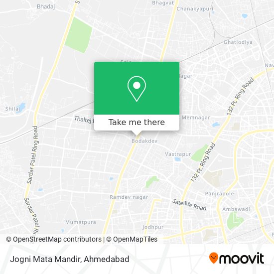Jogni Mata Mandir map