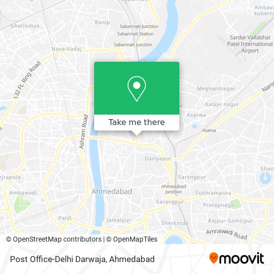 Post Office-Delhi Darwaja map