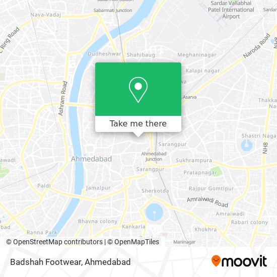 Badshah Footwear map