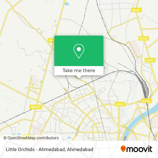 Little Orchids - Ahmedabad map