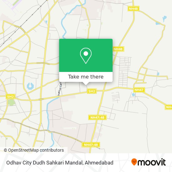 Odhav City Dudh Sahkari Mandal map