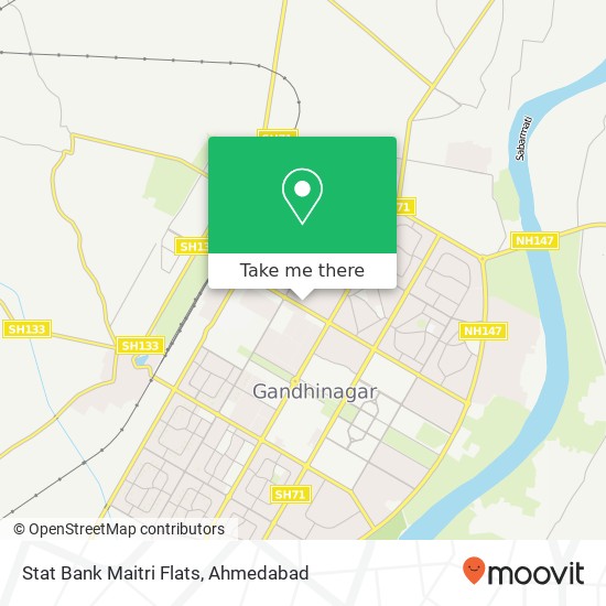 Stat Bank Maitri Flats map