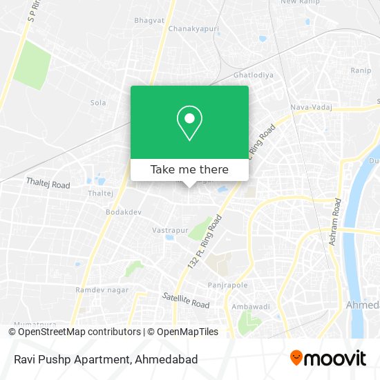 Ravi Pushp Apartment map