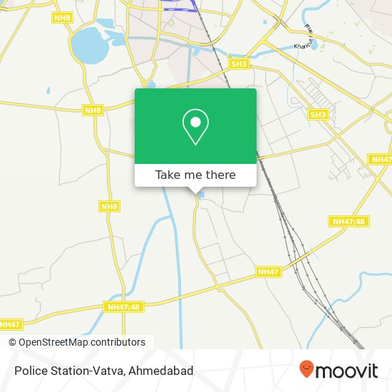 Police Station-Vatva map