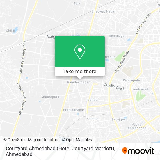 Courtyard Ahmedabad (Hotel Courtyard Marriott) map