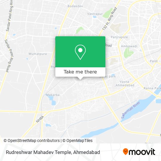 Rudreshwar Mahadev Temple map