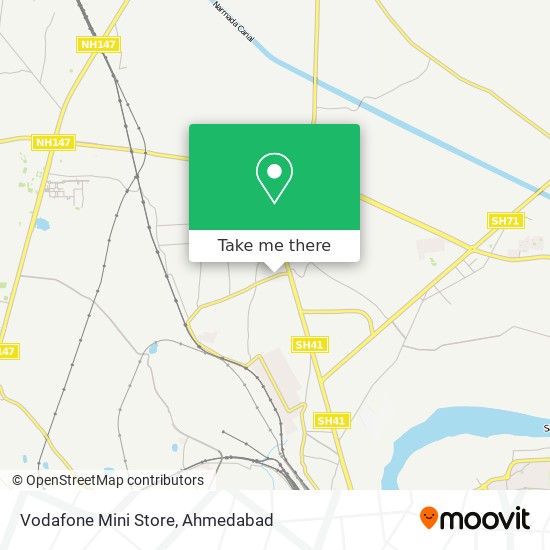 Vodafone Mini Store map