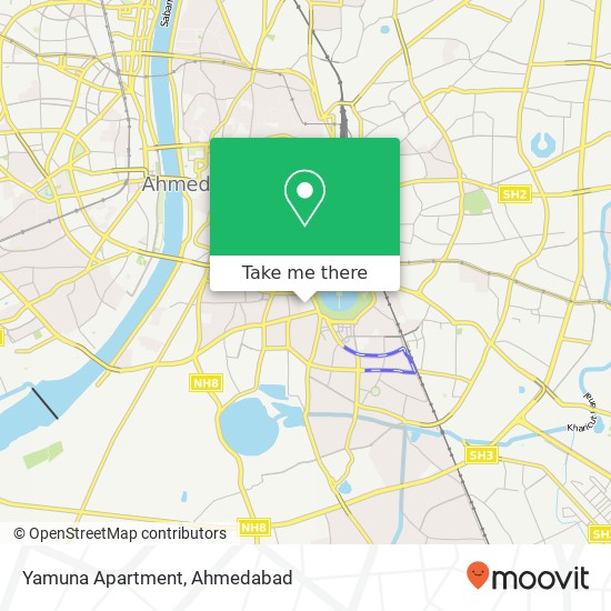 Yamuna Apartment map