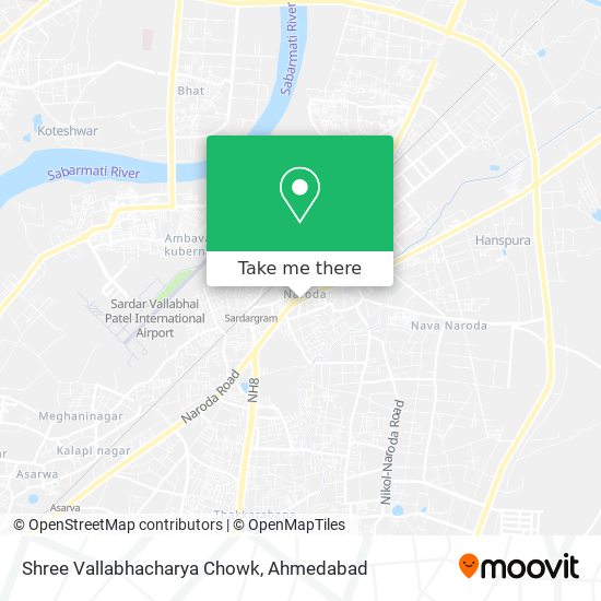 Shree Vallabhacharya Chowk map
