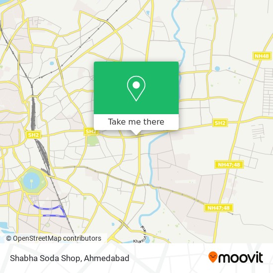 Shabha Soda Shop map