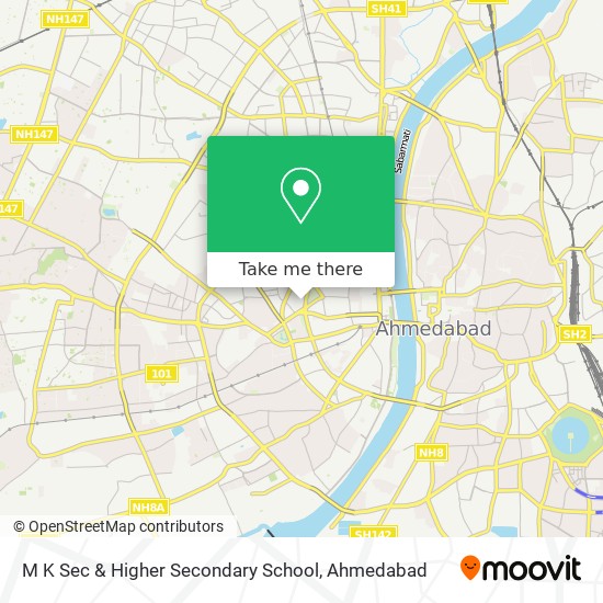 M K Sec & Higher Secondary School map