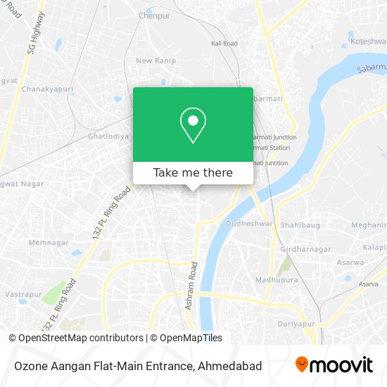 Ozone Aangan Flat-Main Entrance map