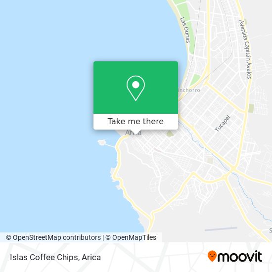 Mapa de Islas Coffee Chips