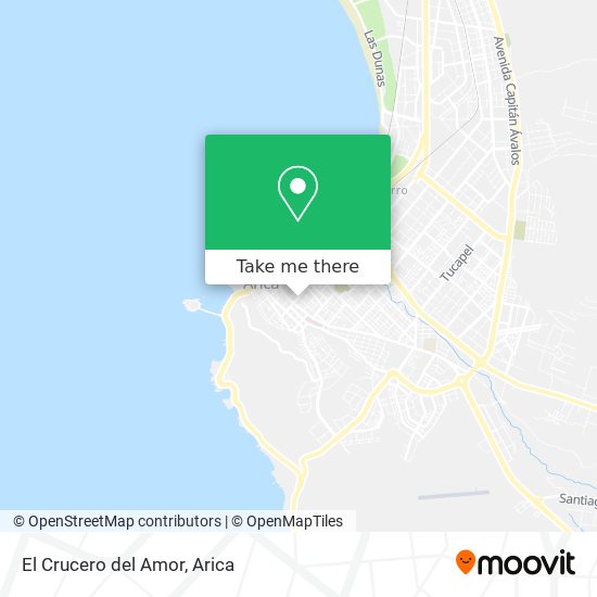 El Crucero del Amor map