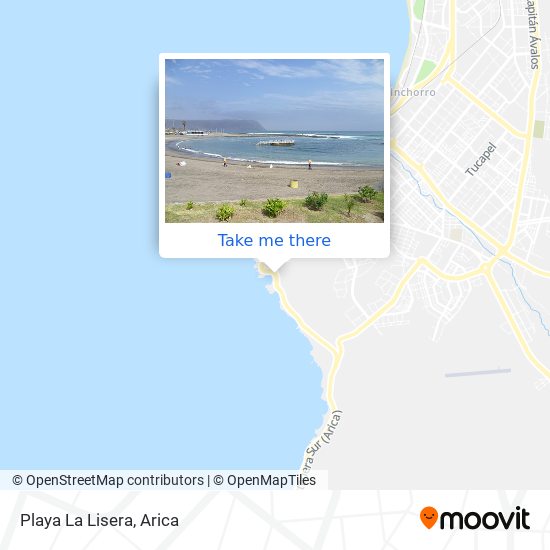 Playa La Lisera map