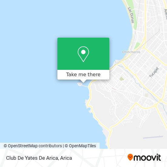 Club De Yates De Arica map