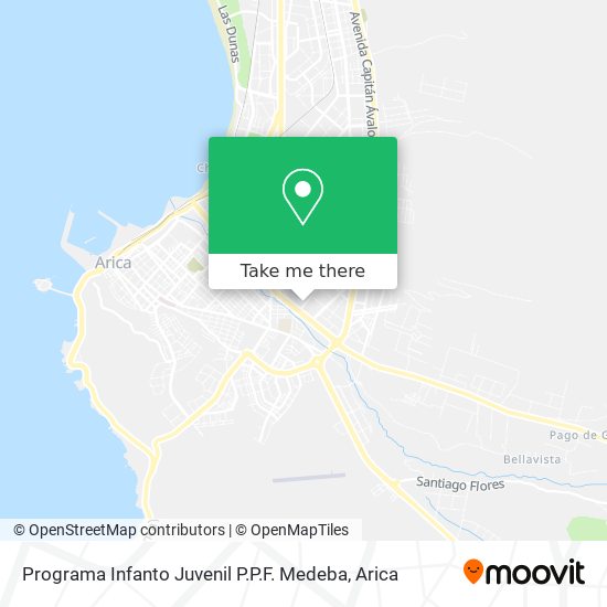 Programa Infanto Juvenil P.P.F. Medeba map