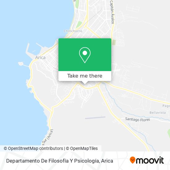 Departamento De Filosofía Y Psicología map