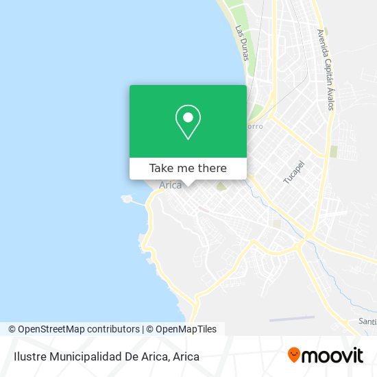 Mapa de Ilustre Municipalidad De Arica