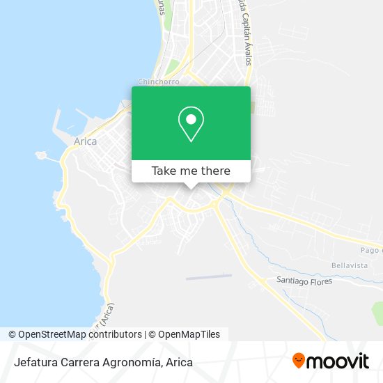 Mapa de Jefatura Carrera Agronomía