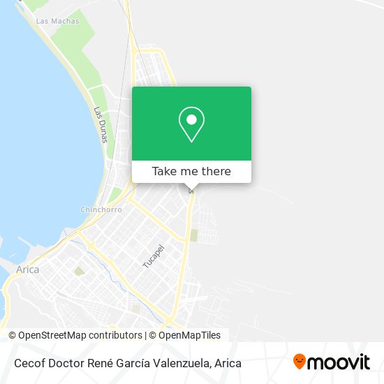 Mapa de Cecof Doctor René García Valenzuela