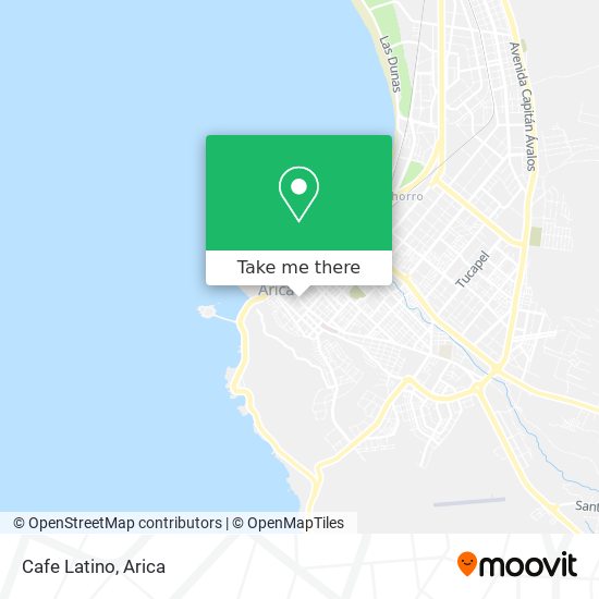 Cafe Latino map