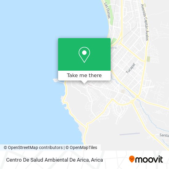 Centro De Salud Ambiental De Arica map