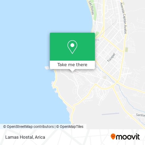 Lamas Hostal map