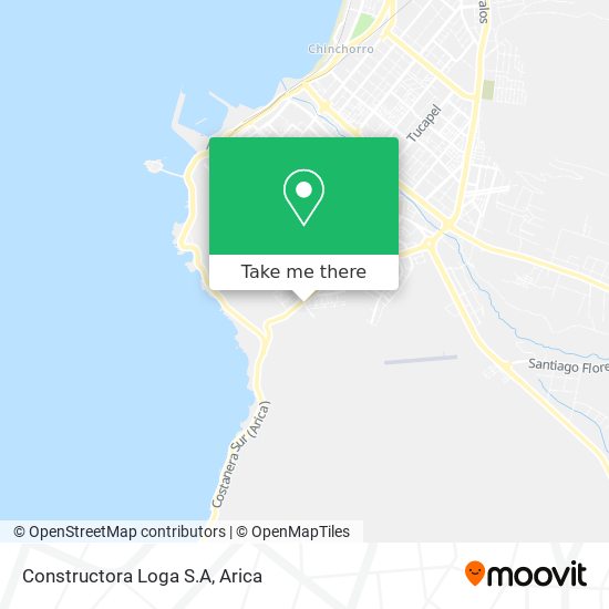 Mapa de Constructora Loga S.A