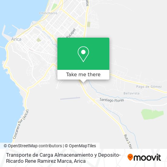 Transporte de Carga Almacenamiento y Deposito-Ricardo Rene Ramirez Marca map