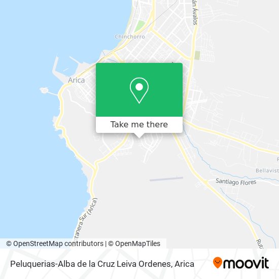 Mapa de Peluquerias-Alba de la Cruz Leiva Ordenes