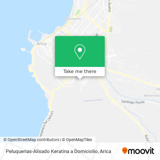 Peluquerias-Alisado Keratina a Domiciolio map