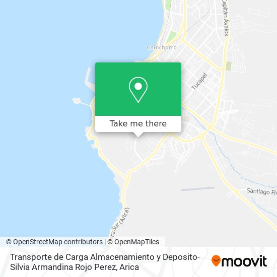 Transporte de Carga Almacenamiento y Deposito-Silvia Armandina Rojo Perez map