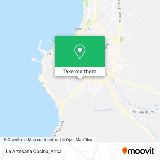 Mapa de La Artesana Cocina